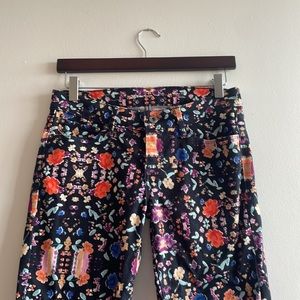 Levi's Women's Skinny Jeans in Black Floral Print